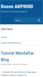 Mobile Screenshot of dosen.akprind.ac.id